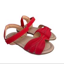 Sandália Infantil Lepeti Feminina Couro Flor Vermelho Sandália Infantil Lepeti Feminina Couro Flor Vermelho