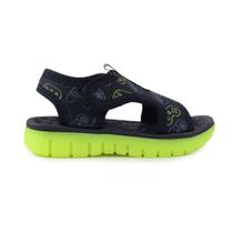 Sandália Infantil Masculina com Led Novopé Preto - 850015 Sandália Infantil Masculina com Led Novopé Preto - 850015