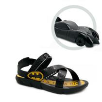 Sandália Infantil Masculina Grendene Batman 22169 Preta