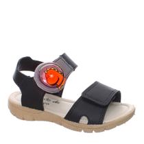 Sandália Infantil Masculina Menino Dinossauro Com Luzinha Led Brilha Pisca