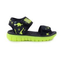 Sandália Infantil Masculina Novopé Dino Preto - 850015 Sandália Infantil Masculina Novopé Dino Preto - 850015