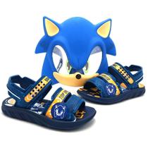 Sandália Infantil Masculina Sonic C/ Mascará 22951