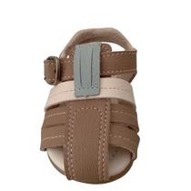 Sandália Infantil Masculina Taupe Klin 515227000