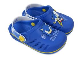 Sandália Infantil Masculino Grendene Babuch Sonic Azul