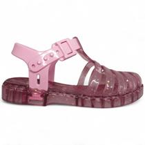 Sandalia Infantil Menina Barbie Duo Glitter Borracha 22459 Sandalia Infantil Menina Barbie Duo Glitter Borracha 22459