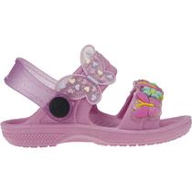 Sandália Infantil Menina Borboleta Leve Confortável Moda Verão