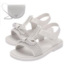 Sandalia Infantil Menina Com Bolsa Mini Melissa Glossy 35746