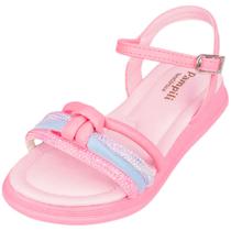 Sandalia Infantil Menina Conforto Colorida Flower Pampili