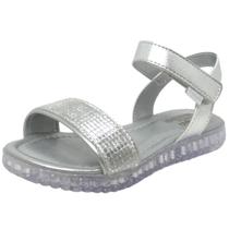 Sandália Infantil Menina Conforto Metalizada Candy Pampili