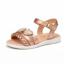 Sandália Infantil Menina Coração & Trança REF344 -