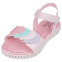 Sandalia Infantil Menina Corações Coloridos Candy Pampili Sandalia Infantil Menina Corações Coloridos Candy Pampili