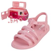 Sandalia Infantil Menina Dia a Dia Conforto Barbie Road Trip