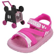 Sandália Infantil Menina Disney Baby Car Conforto Minnie