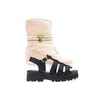 Sandália Infantil Menina e Botinha Coturno - KIT 2 PARES Tam 28 ao 34