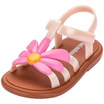 Sandalia Infantil Menina Enfeite Flor Blommy Mini Melissa