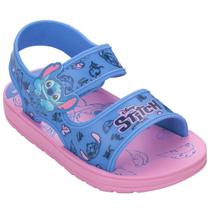 Sandalia Infantil Menina Estampada Conforto Disney Stitch