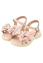 Sandalia Infantil Menina Feminina Com Laço Pedras