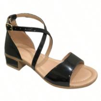 Sandália Infantil Menina Festa Salto Baixo 3cm Moda Blogueira Confortável Elegante Antiderrapante