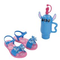 Sandalia Infantil menina Grendene 23267 Stitch Disney Fun Cup
