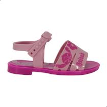 Sandália Infantil Menina Grendene Kids Stitch Com Relógio rosa