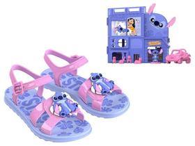 Sandália Infantil Menina Grendene Kids Stitch Pet Shop
