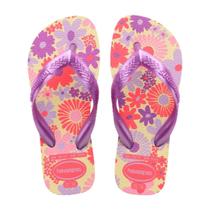 Sandália Infantil Menina Havaianas Kids Flores Fc Buttercream
