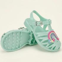 Sandália Infantil Menina Jelly Antiderrapante Arco Iris Leve Sandália Infantil Menina Jelly Antiderrapante Arco Iris Leve