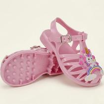 Sandália Infantil Menina Jelly Antiderrapante Unicornio Sandália Infantil Menina Jelly Antiderrapante Unicornio