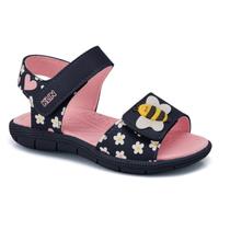 Sandália Infantil Menina Klin Tic Tac- Marinho/ Rosa Doce