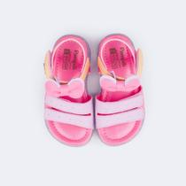 Sandália Infantil Menina Led Pampili- Rosa Fruit/ Colorido