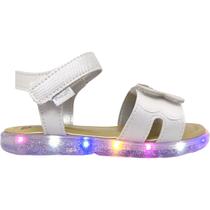 Sandália Infantil Menina Luz Led Casual Dia a Dia Passeio Escola Anatômica Pampilli 697.057