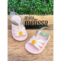 Sandália Infantil Menina Mini Melissa Hip Bloomy BB de Margarida - Mk-35902