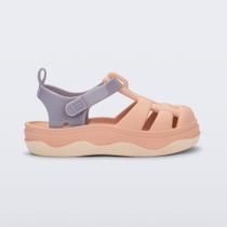Sandália Infantil Menina Mini Melissa Zig Bege/Cinza Sandália Infantil Menina Mini Melissa Zig Bege/Cinza