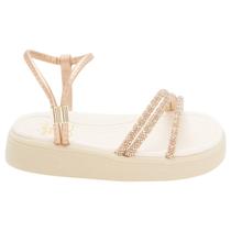 Sandália Infantil Menina Mini Sua Cia 9158.52120 - Cobre