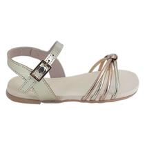 Sandália Infantil Menina Mini Sua Cia Macia Leve Fecho