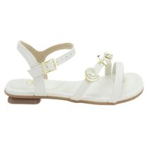 Sandália Infantil Menina Molekinha 2354.127 - Branco Sandália Infantil Menina Molekinha 2354.127 - Branco