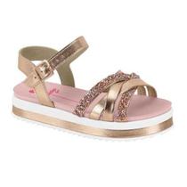 Sandália Infantil Menina Molekinha Plataforma Rosa 32 Sandália Infantil Menina Molekinha Plataforma Rosa 32
