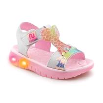 Sandália Infantil Menina Novopé Calda Sereia C/led N28 A 33