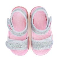 Sandália Infantil Menina Novopé Paetê Com Led N28 Ao 33