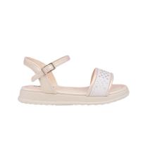Sandália Infantil Menina Pampili 702.056.000 Sand Flower Brilho Nude