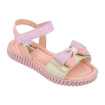 Sandália Infantil Menina Pampili Candy Colorida com Laço Tamanho:26