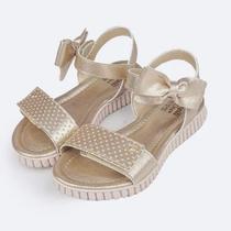 Sandália Infantil Menina Pampili Candy- Dourado
