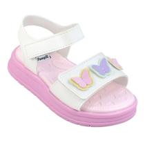 Sandalia Infantil Menina Pampili Papete Petit com Borboletas Coloridas Sandalia Infantil Menina Pampili Papete Petit com Borboletas Coloridas