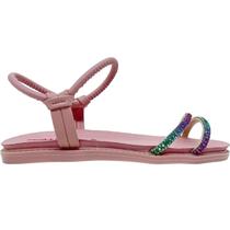 Sandália Infantil Menina Papete Casual Dia a Dia Escola Passeio com Strass Molekinha 2312.252 Sandália Infantil Menina Papete Casual Dia a Dia Escola Passeio com Strass Molekinha 2312.252