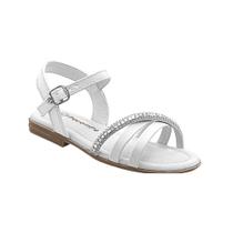 Sandália Infantil Menina Slim Branco Pé com Pé 800097-001