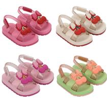 Sandália infantil menina zaxynina cherry