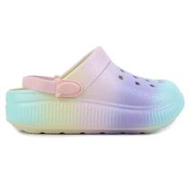 Sandália Infantil Meninas Molekinha Clog Lilás - 2749