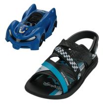 Sandalia Infantil Menino Ajustavel Carrinho Sonic Fast Car Sandalia Infantil Menino Ajustavel Carrinho Sonic Fast Car