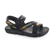 Sandália infantil menino grendene batman c/brinde 23111 Sandália infantil menino grendene batman c/brinde 23111