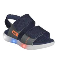 Sandália Infantil Menino Kidy Flex Light Luzes LED Azul Sandália Infantil Menino Kidy Flex Light Luzes LED Azul